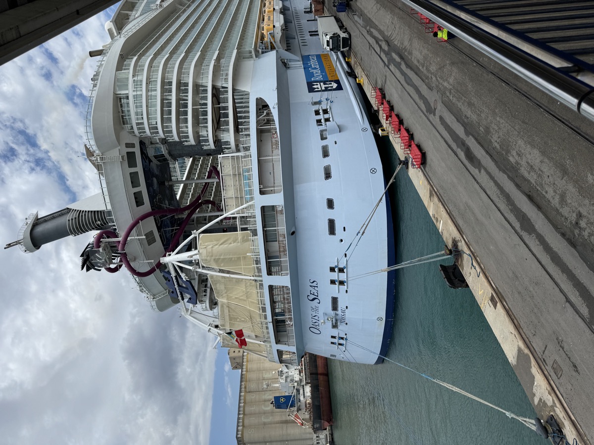 Oasis of the Seas docked at port