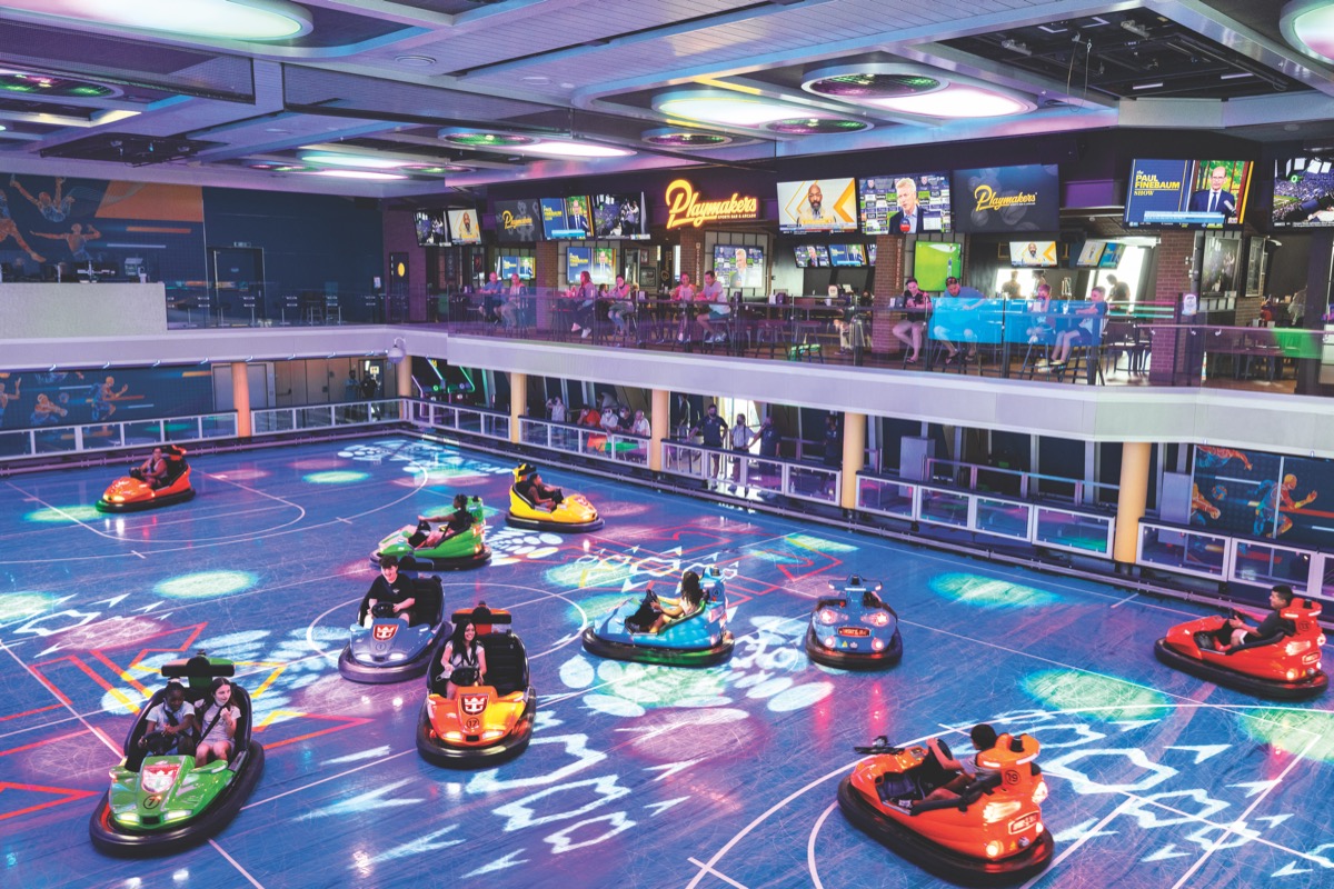 SeaPlex indoor activity space on Odyssey of the Seas